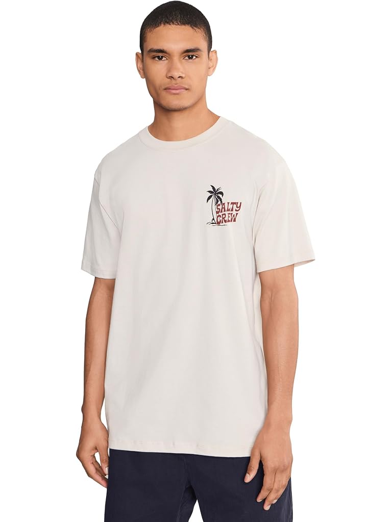 Bone Salty Crew Lounge Short Sleeve Tee