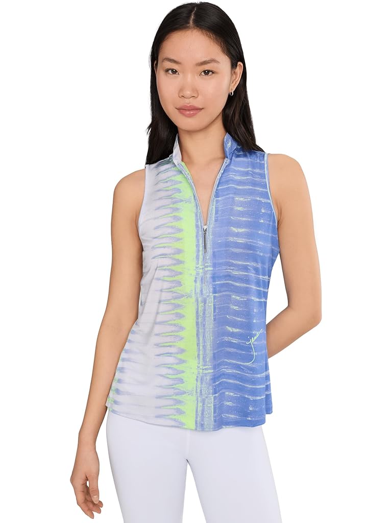 Purple Jamie Sadock Frequency Print Sleeveless Top