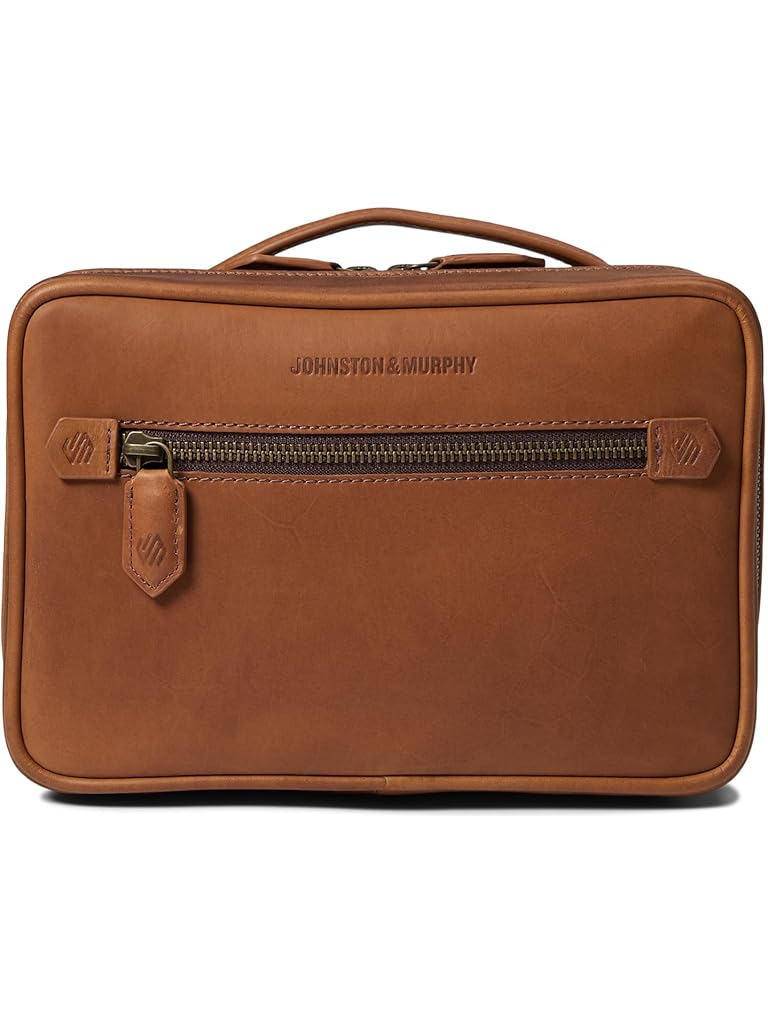 Tan Johnston & Murphy Rhodes Travel Kit