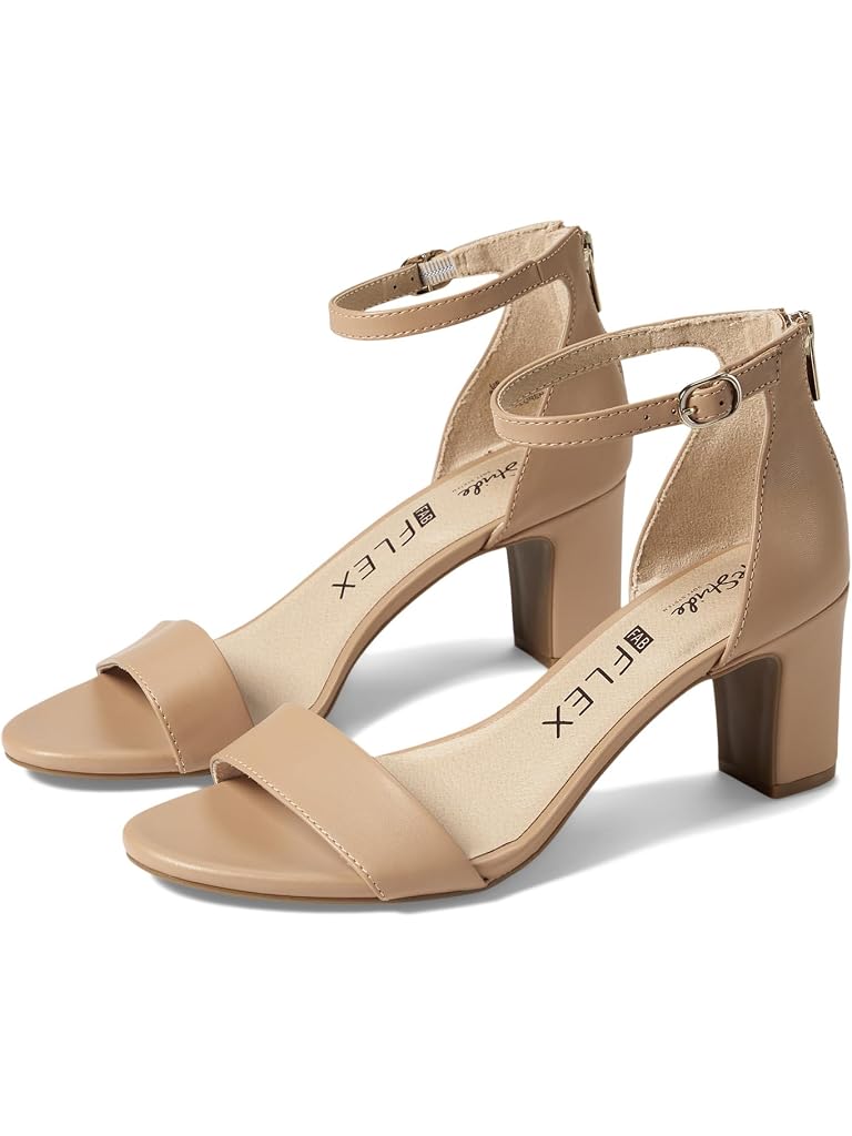 Tan LifeStride Florence Ankle Straps