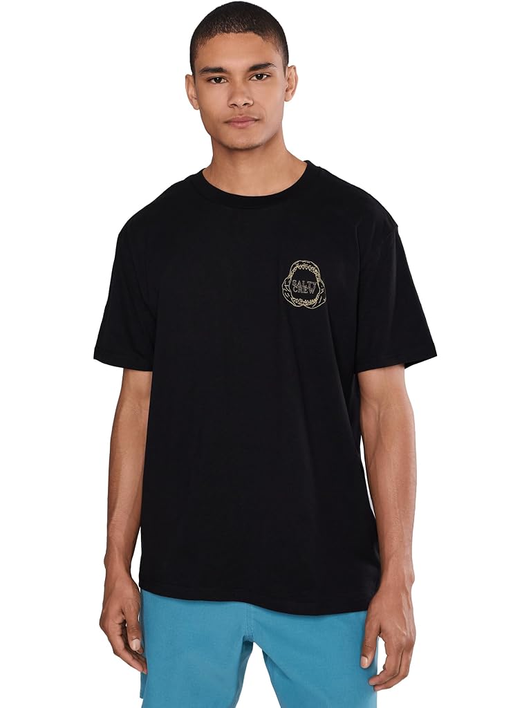 Black Salty Crew Great White Classic Short Sleeve Tee