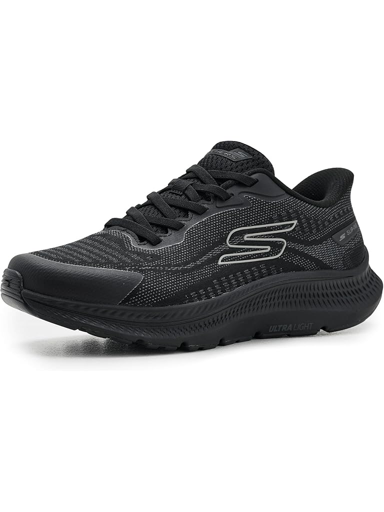 Black SKECHERS Go Run Consistent 2.0 Lockhart Hands Free Slip-In