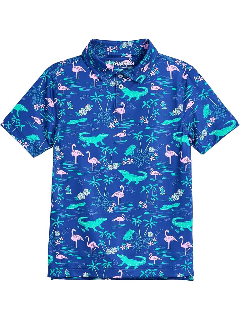 Blue Chubbies The Swamp And Circumstance Performance Polo (Big Kid)