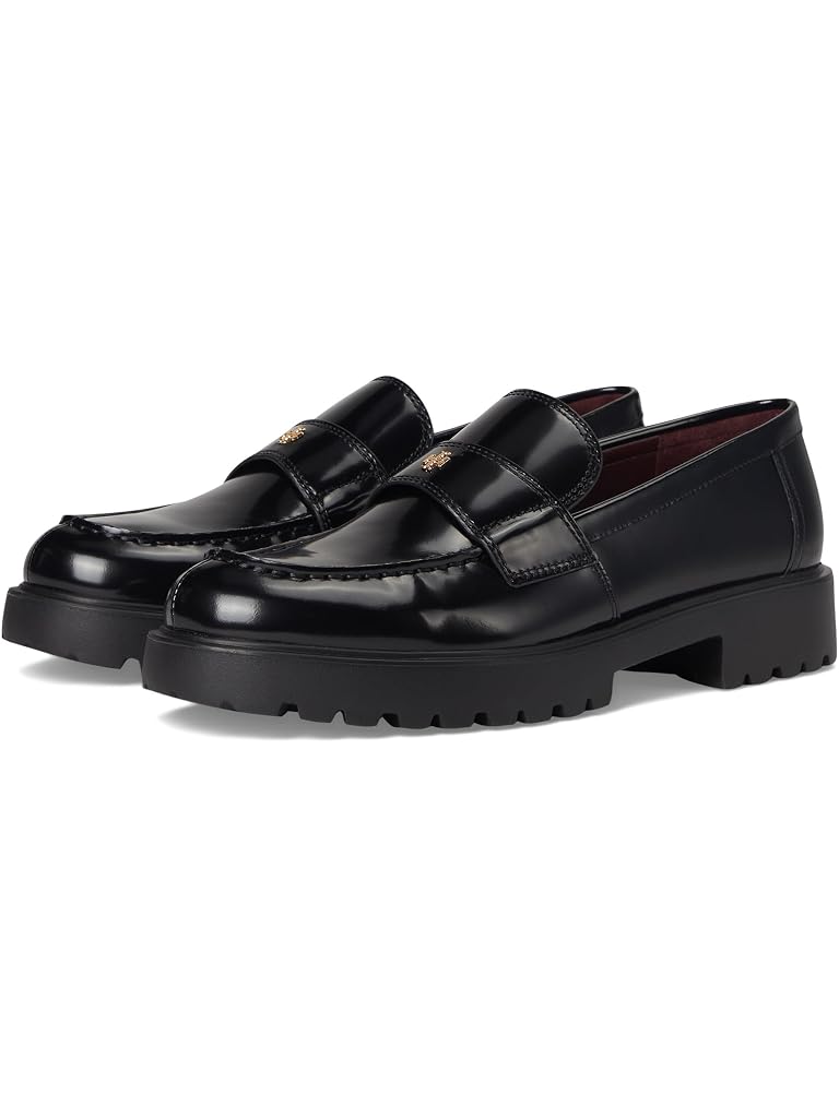 Black Tory Burch Classic Lug Loafers