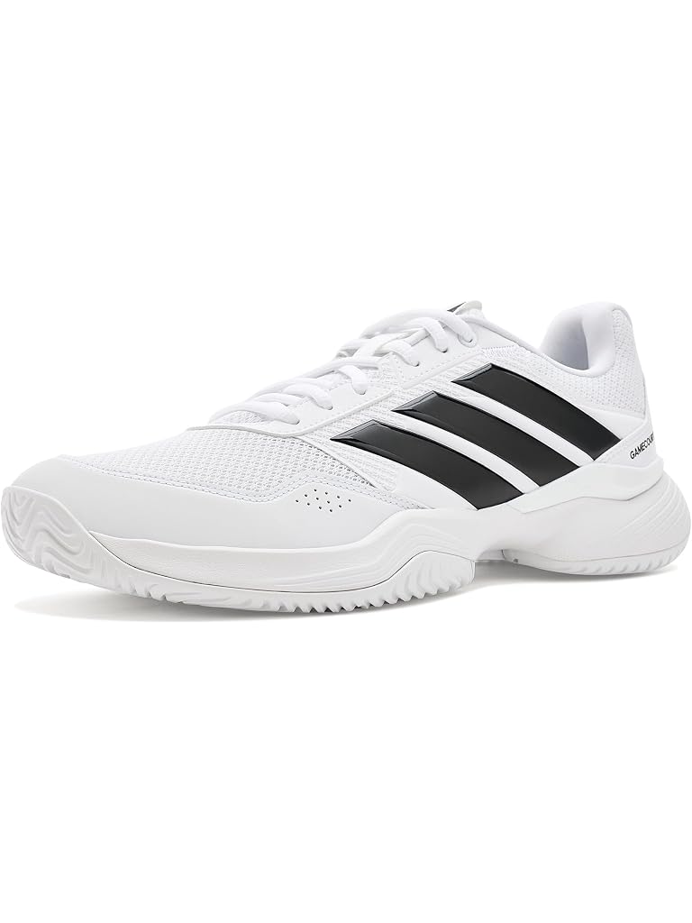 White adidas Gamecourt 3 All Court Tennis Shoes