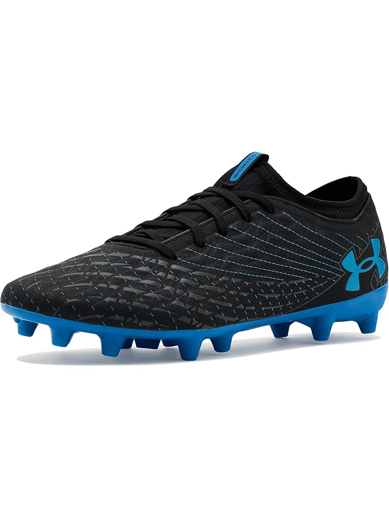 Blue Under Armour Magnetico Select 5 Soccer Cleats