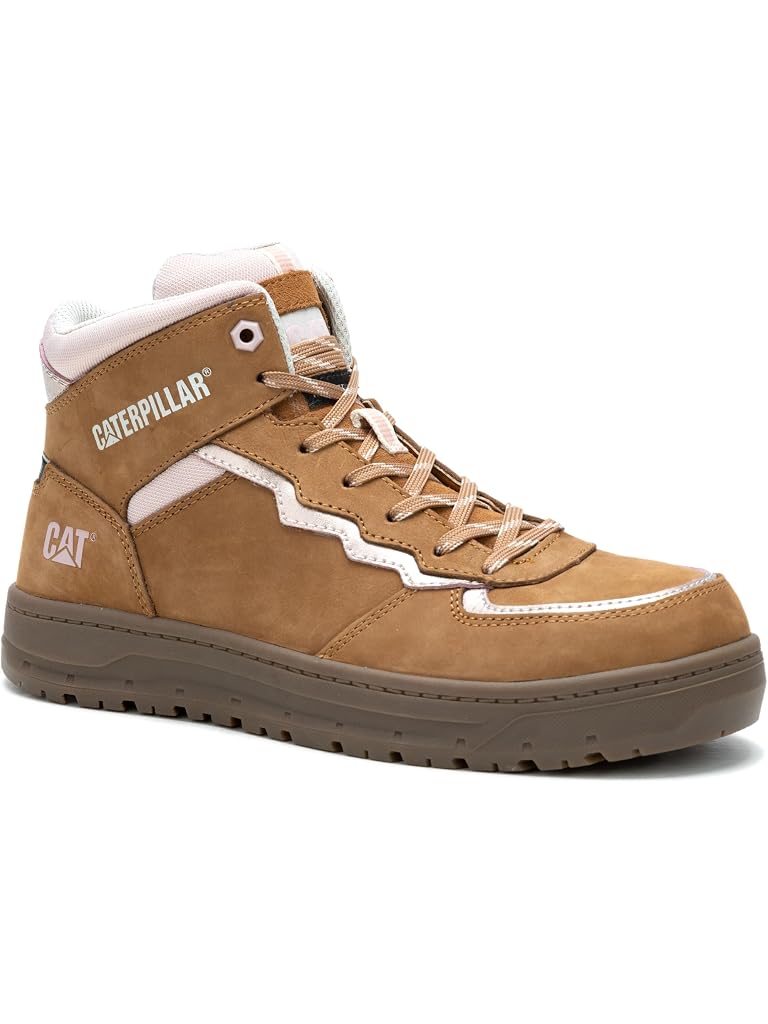 Brown Caterpillar Streamline Court Mid Composite Toe