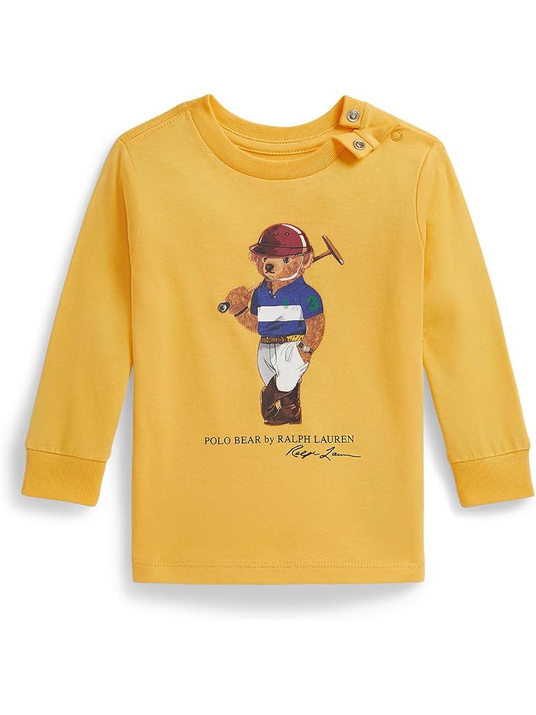 Yellow Polo Ralph Lauren Polo Bear Cotton Long-Sleeve Tee (Infant)