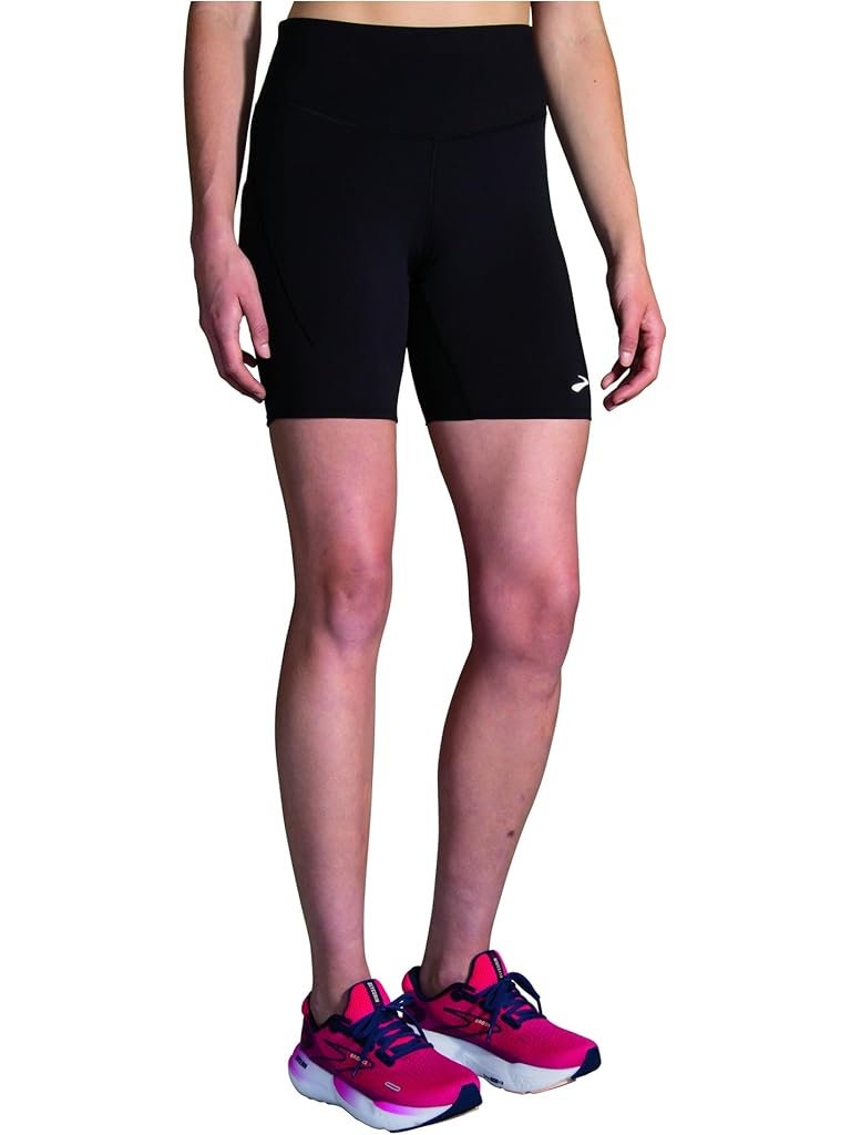 Black Brooks Spark 8" Short Tights