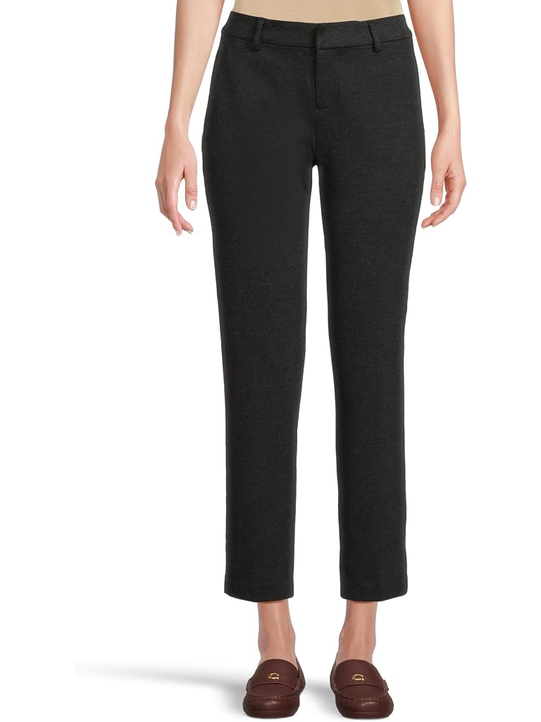 Black Liverpool Los Angeles Kelsey Slim Leg Trousers in Super Stretch Ponte Knit