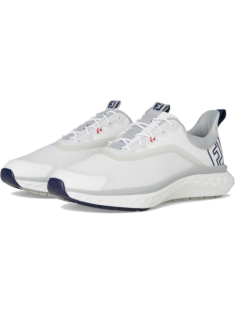 White FootJoy FJ Quantum Golf Shoes