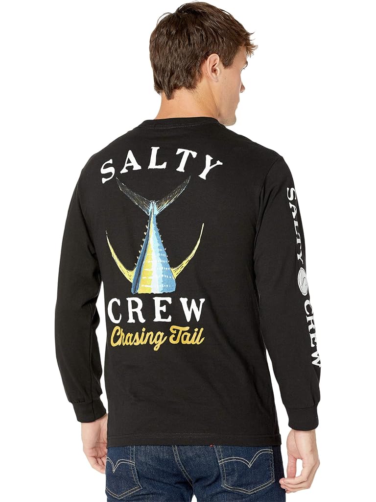 Black Salty Crew Tailed Long Sleeve Tee