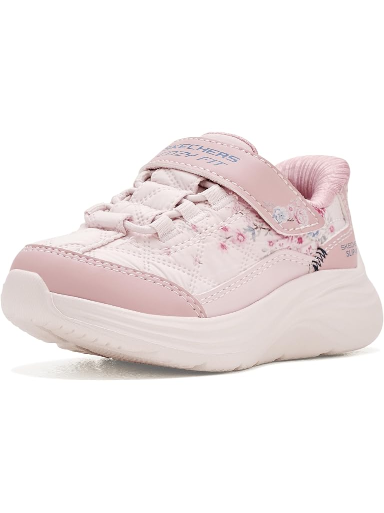 Pink SKECHERS Hands Free Slip-Ins-Comfy Sprints - Lil Flower 304105N (Toddler)