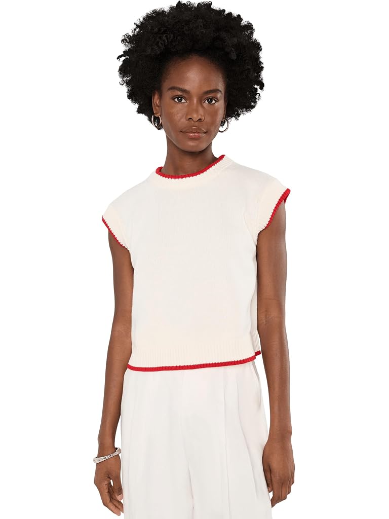 White 525 america Pearl Cap Sleeve Pullover