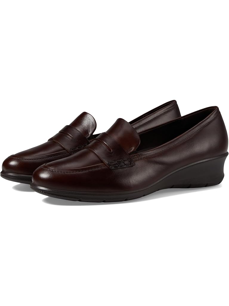 Brown ECCO Felicia Penny Loafer