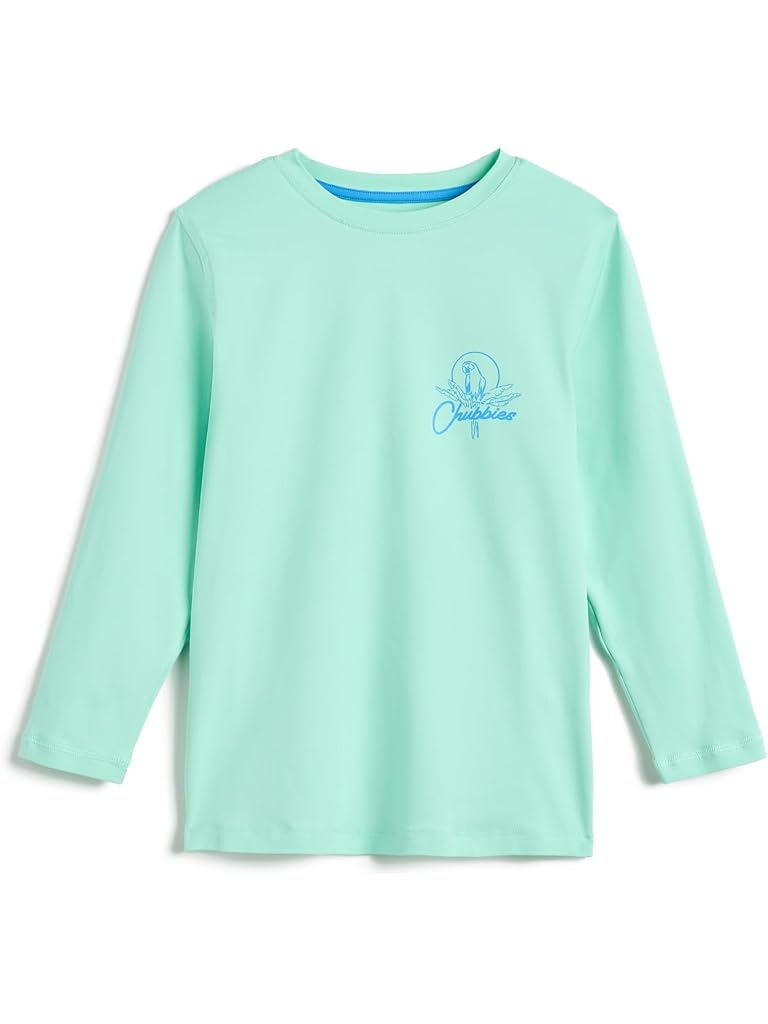 Green Chubbies The Weekends Only Sun Shirt Crewneck (Big Kid)
