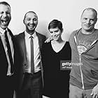 (FROM LEFT TO RIGHT) Screenwriter Adam G. Simon, Shia Labeouf, Kate Mara and Director Dito Montiel at The Toronto Film Festival