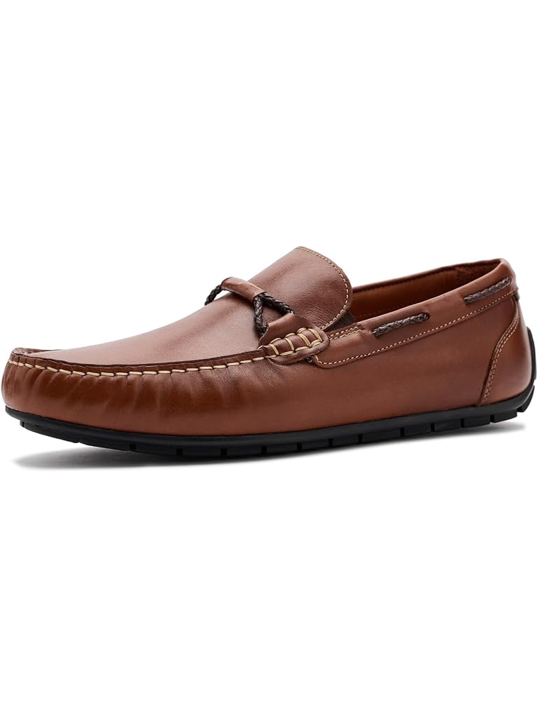Tan Johnston & Murphy Beck Leather Bit Loafer