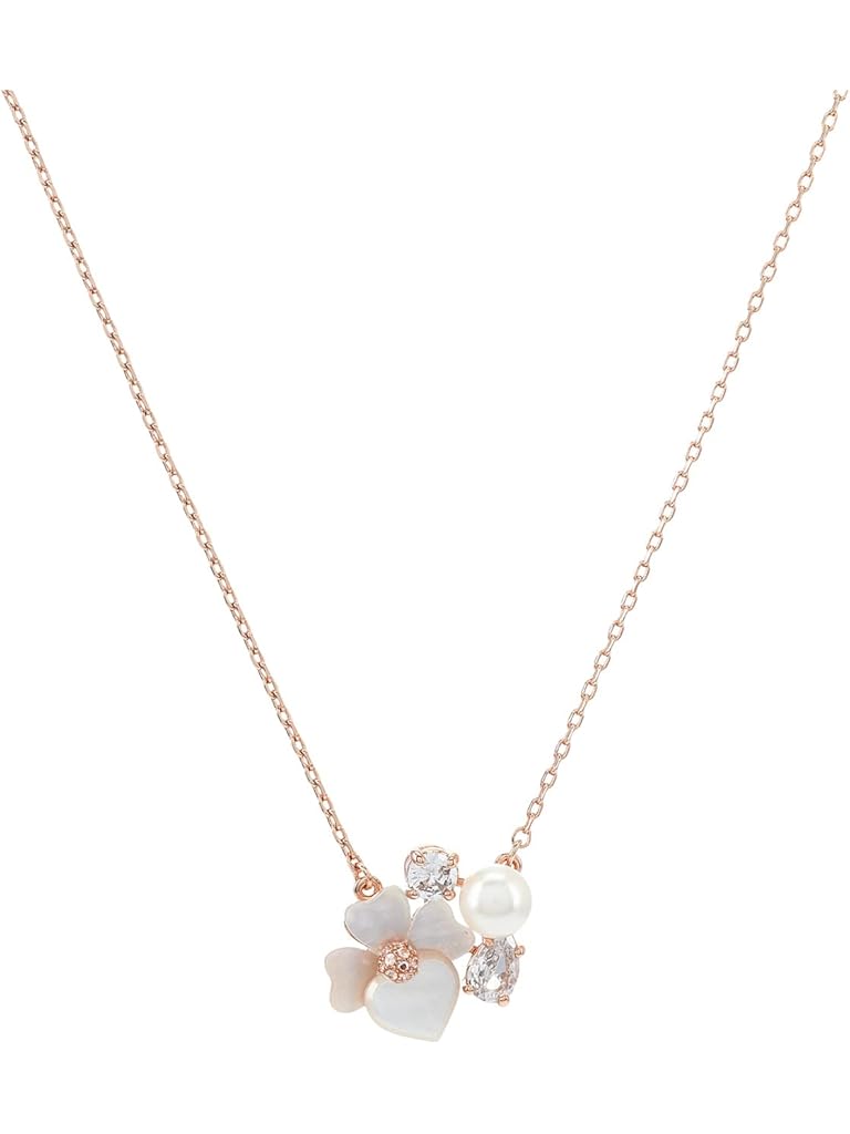Multi Kate Spade New York Precious Pansy Cluster Pendant Necklace