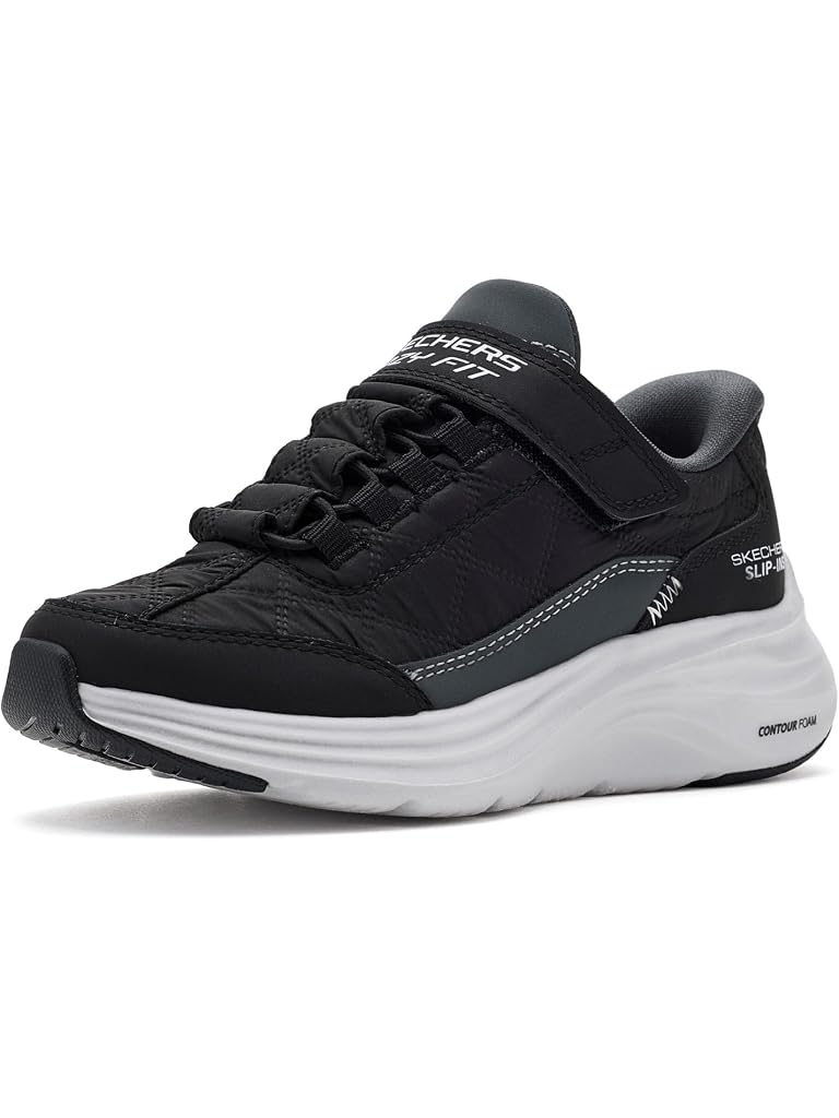 Black SKECHERS Hands-Free Slip-Ins-Contour Foam - Cozy Fit 404200L (Little Kid/Big Kid)