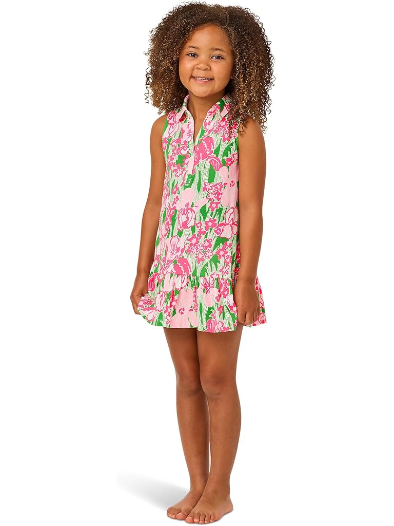 Pink Lilly Pulitzer Mini Riegan Dress (Toddler/Little Kid/Big Kid)