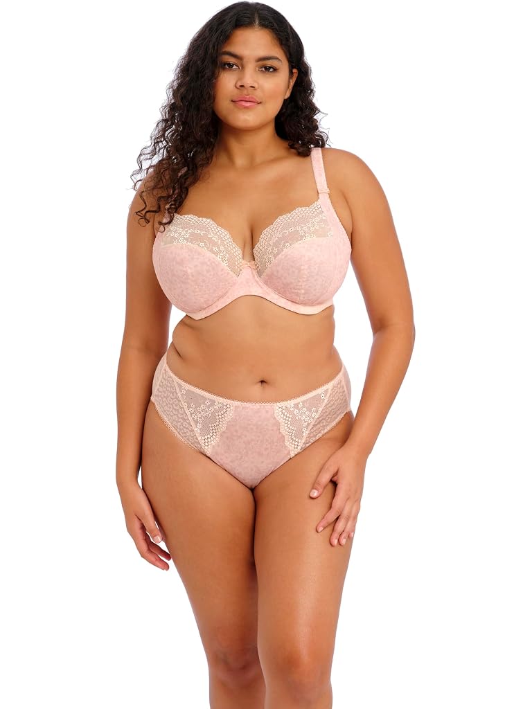 Gray elomi Lucie High Leg Brief