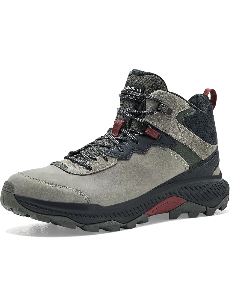 Gray Merrell Speed Strike 2 Leather Mid Waterproof