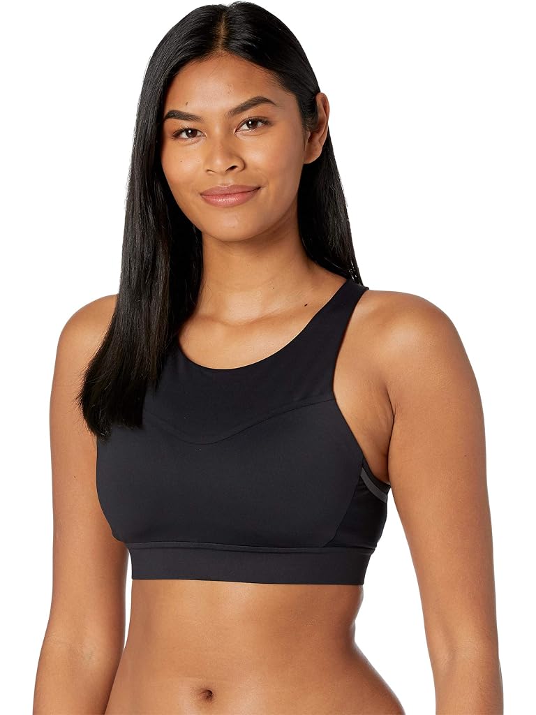 Black Brooks Three-Pocket Sports Bra