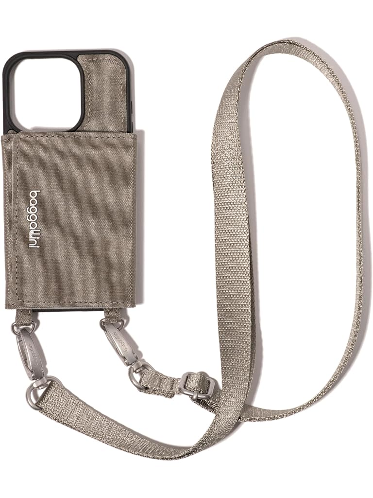 Gray Baggallini On The Go IPhone Card Case Crossbody