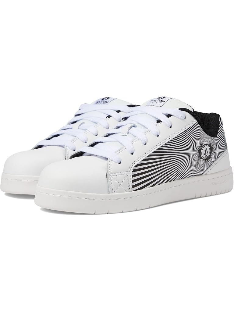 White Volcom Stone Op Art EH Comp Toe