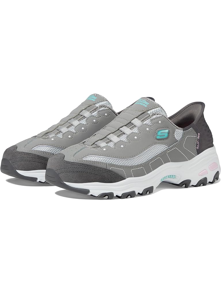 Gray SKECHERS Hands Free Slip-Ins D'Lites