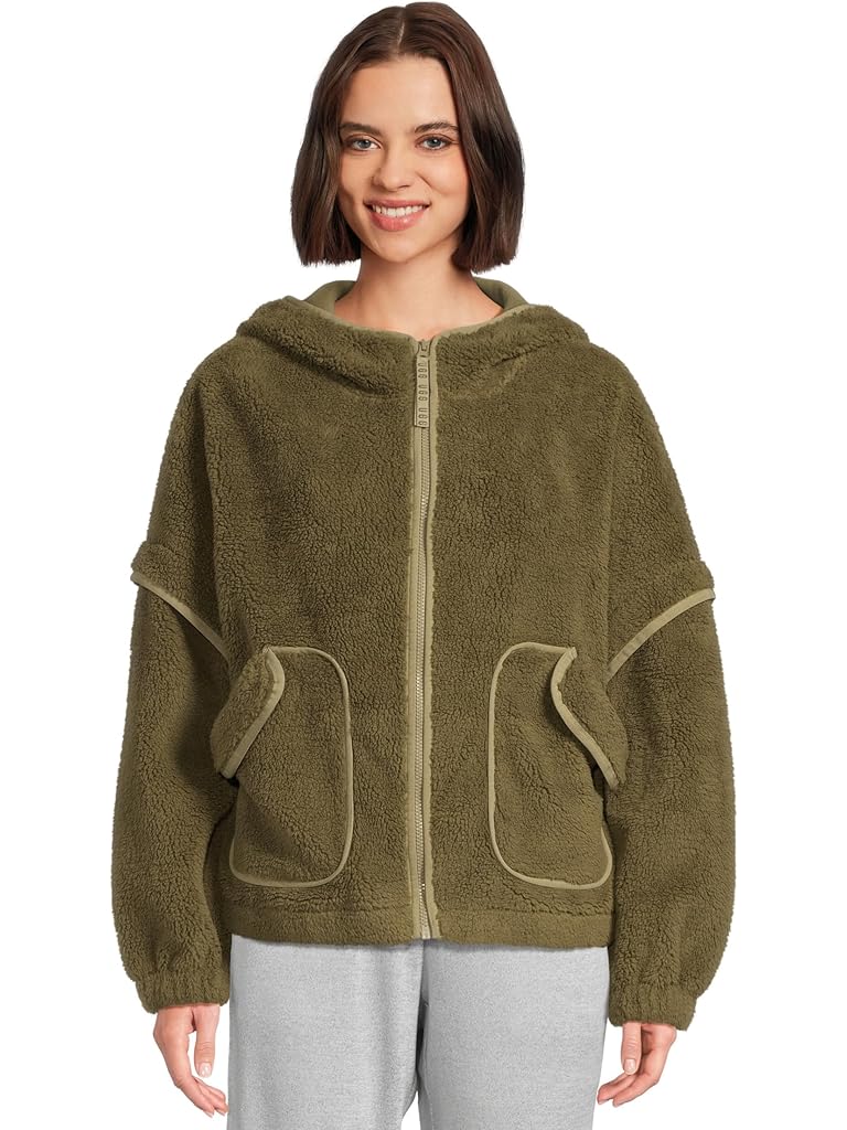 Olive UGG Mariella UGGfluff Zip Hoodie