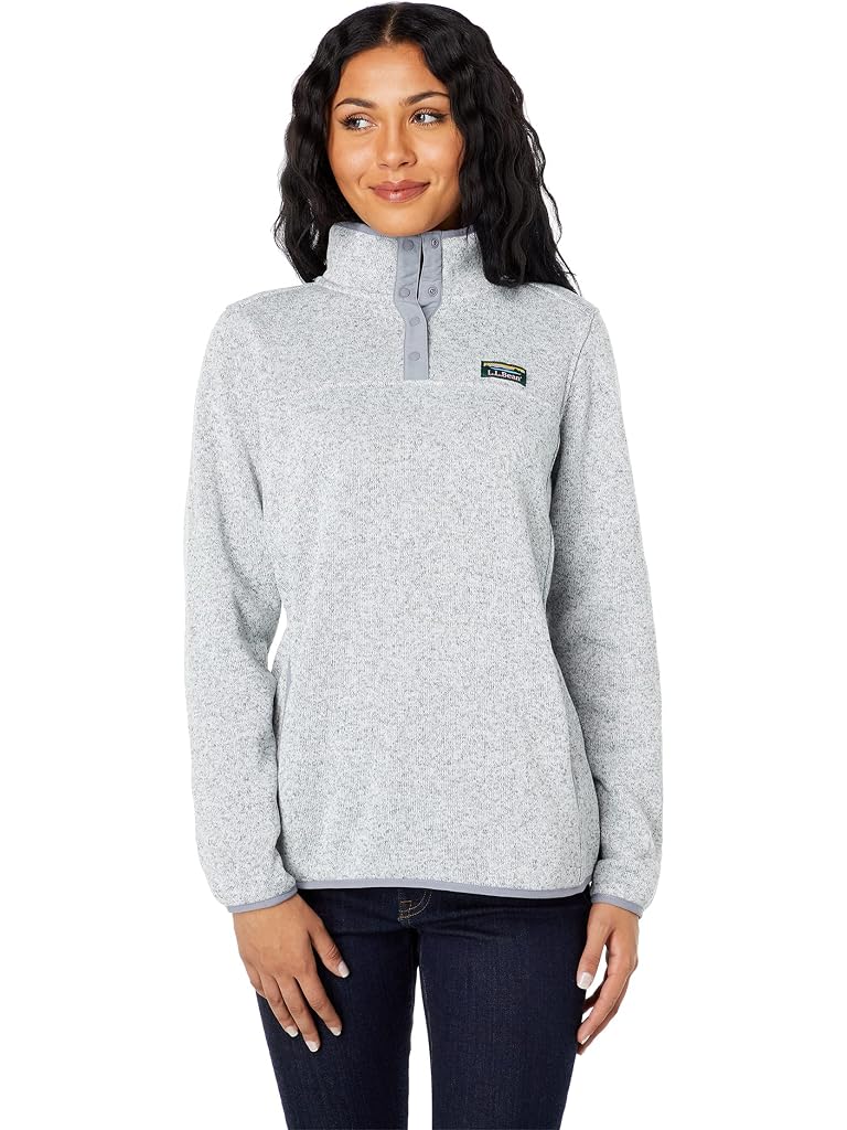 Pewter L.L.Bean Sweater Fleece Pullover