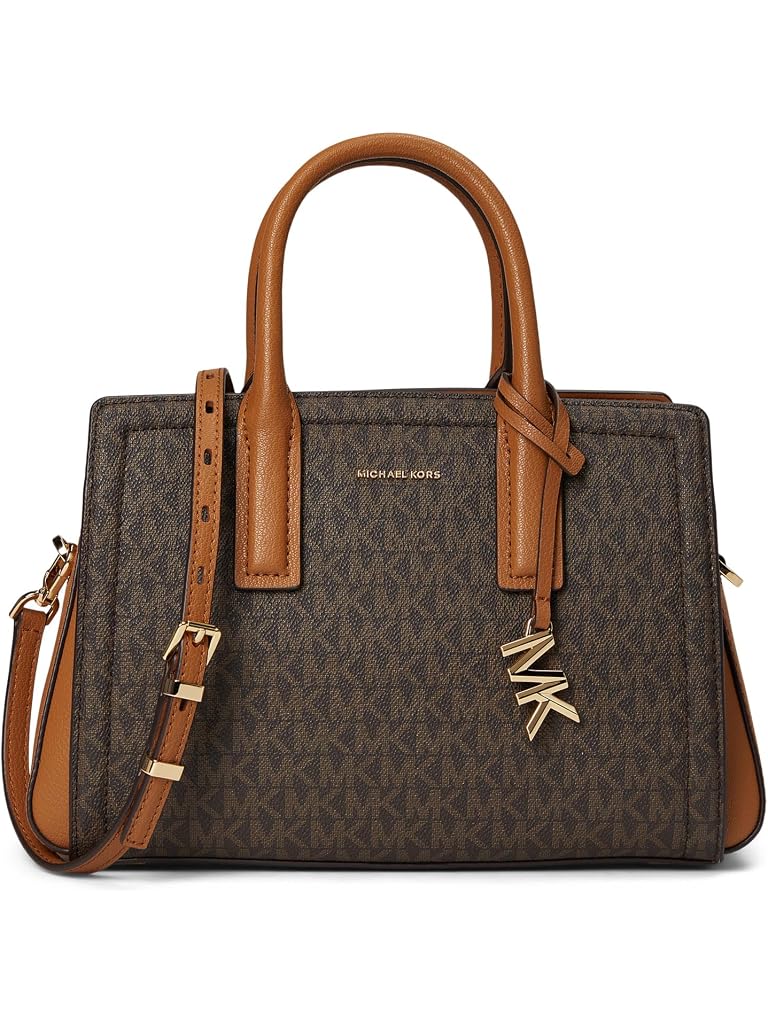 Brown Michael Kors Laila Small Satchel