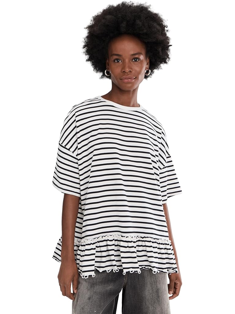 Black Free People We The Free The Most Striped Tee