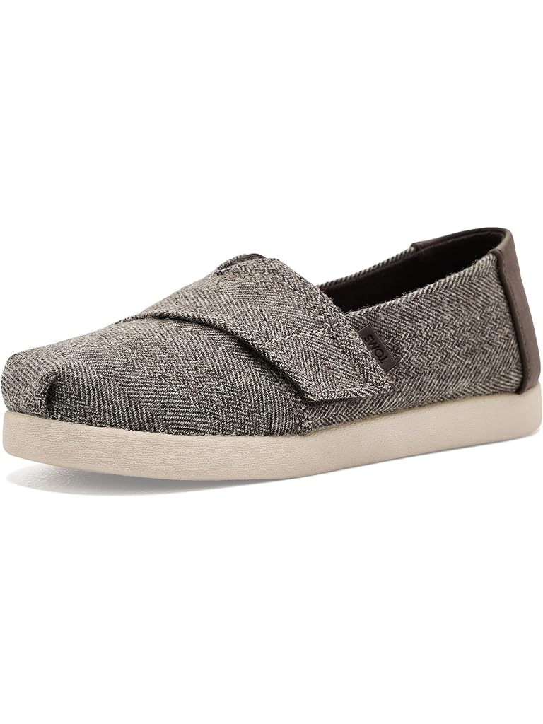 Brown TOMS Alpargata (Little Kid/Big Kid)