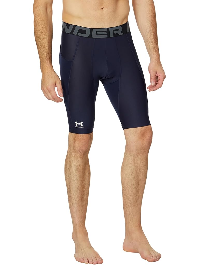 Navy Under Armour HeatGear Armour Long Shorts