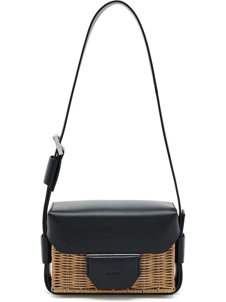 Black AllSaints Monique Wicker Xbody