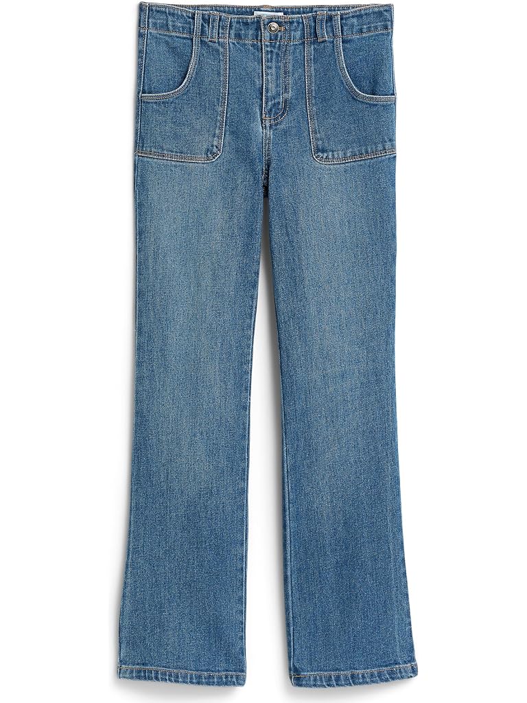 Navy Janie and Jack Four-Pocket Flare Denim Pants (Toddler/Little Kid/Big Kid)