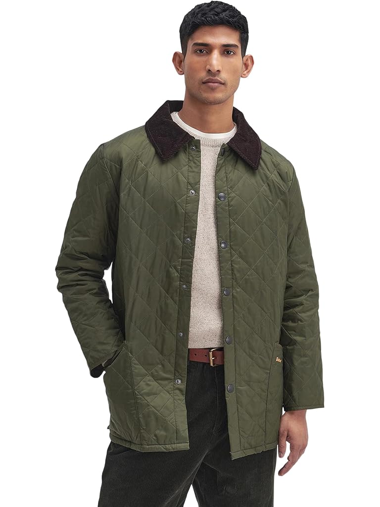 Olive Barbour Barbour Heritage Liddesdale Quilted Jacket