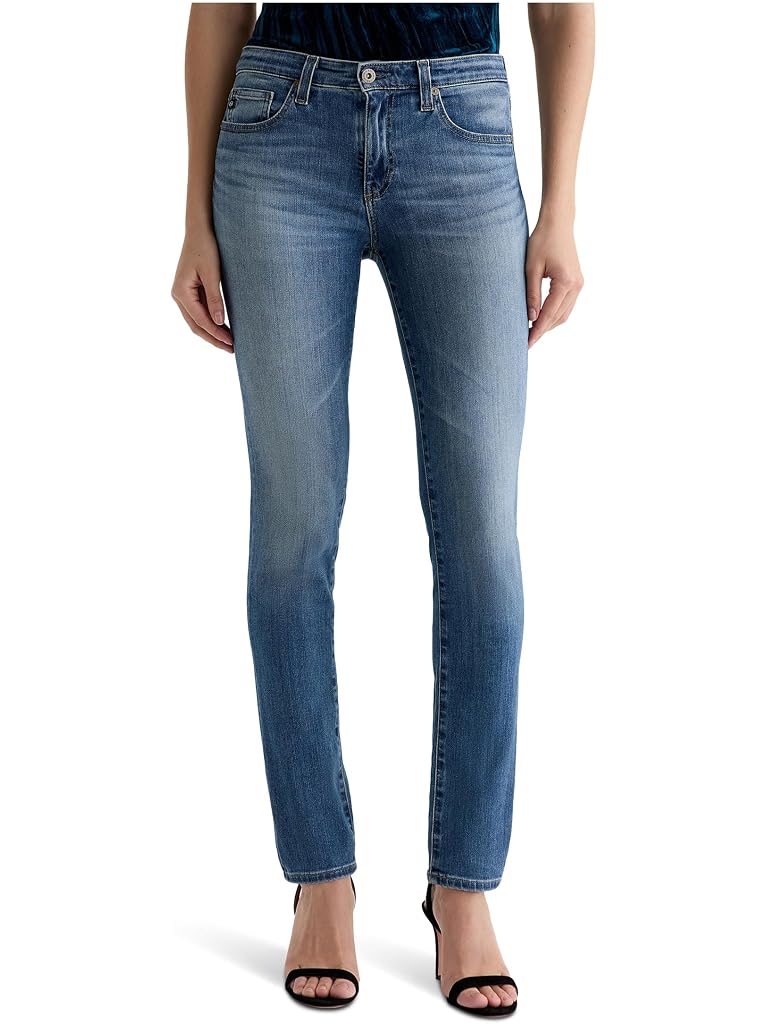 Blue AG Prima Low Rise Cigarette Jean In Kinship