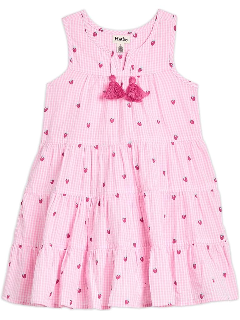 Pink Hatley Layered Tiered Dress (Toddler/Little Kid/Big Kid)