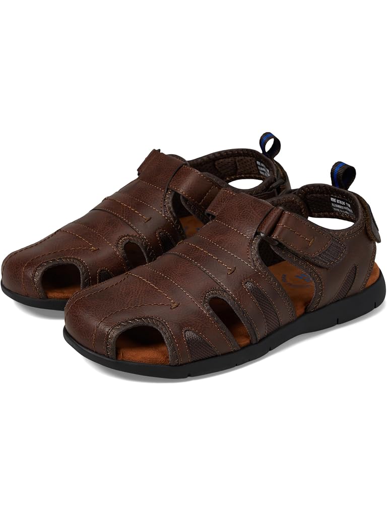 Brown Nunn Bush Rio Grande Fisherman Closed Toe Sandal