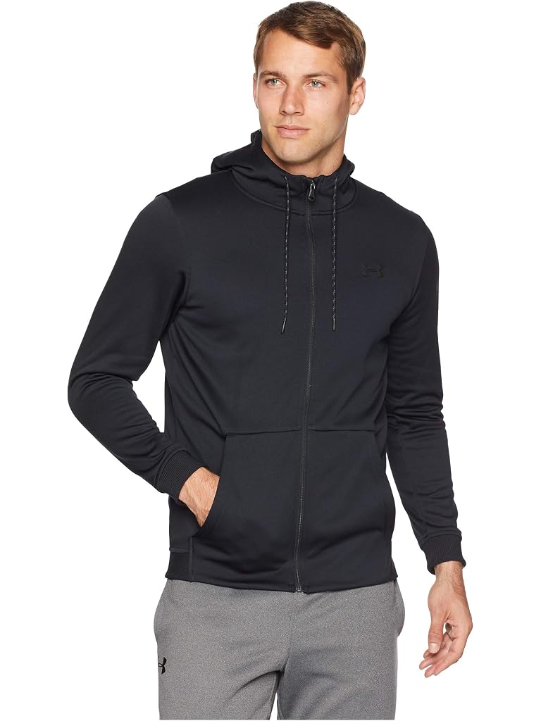 Black Under Armour Armour Fleece Full Zip Hoodie
