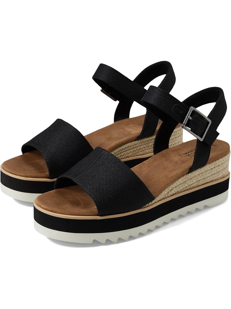 Black TOMS Diana Sandal
