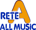 Primo logo di ReteA - All Music usato dal 1º aprile 2002 al 2003.