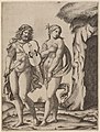Orfeo e Eurídice (Marcantonio Raimondi, Galería Nacional de Arte, Washington)