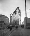 Rozestavěná pasažérská loď RMS Aquitania v loděnici John Brown & Company v Clydebanku