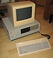 Komputer Mazovia z klawiaturą maszynistki
