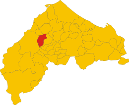 Serra de' Conti – Mappa